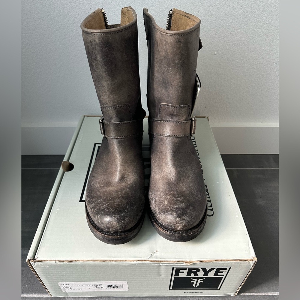 Frye Distressed Veronica Leather Boots